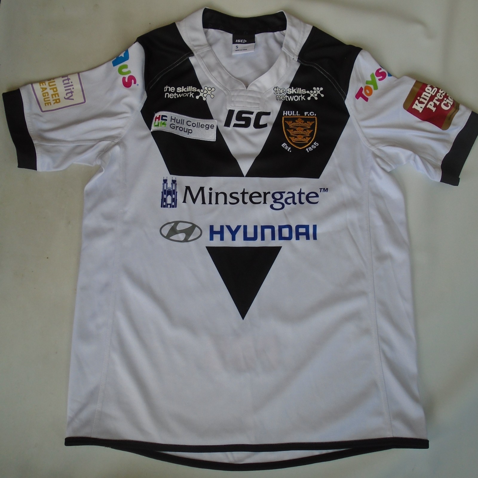 Hull FC 2016 Home Shirt White Challenge Cup Wembley Men’s UK S Free UK P+P