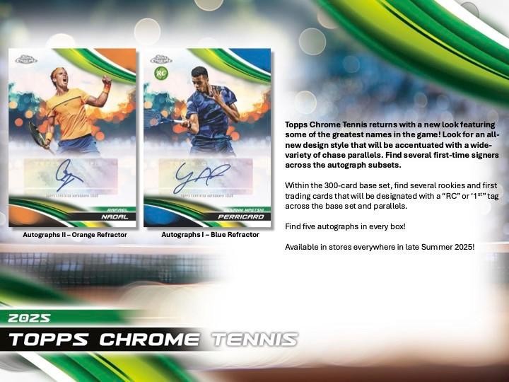 2025 Topps Chrome Tennis Breaker’s Delight Box