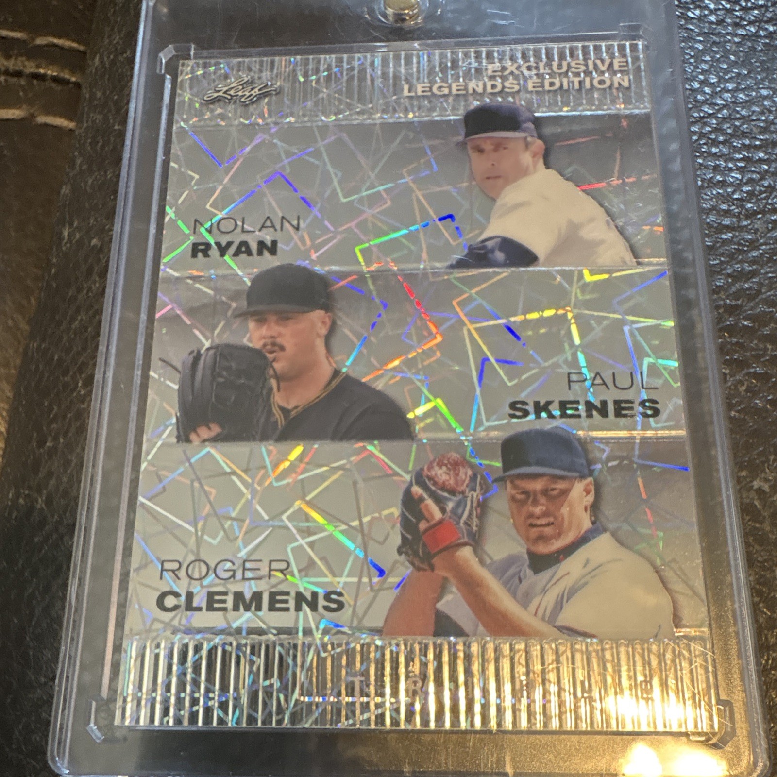 Leaf 2024 Legends Edition Purple ELE-69 Nolan Ryan/Skenes/Clemens /25