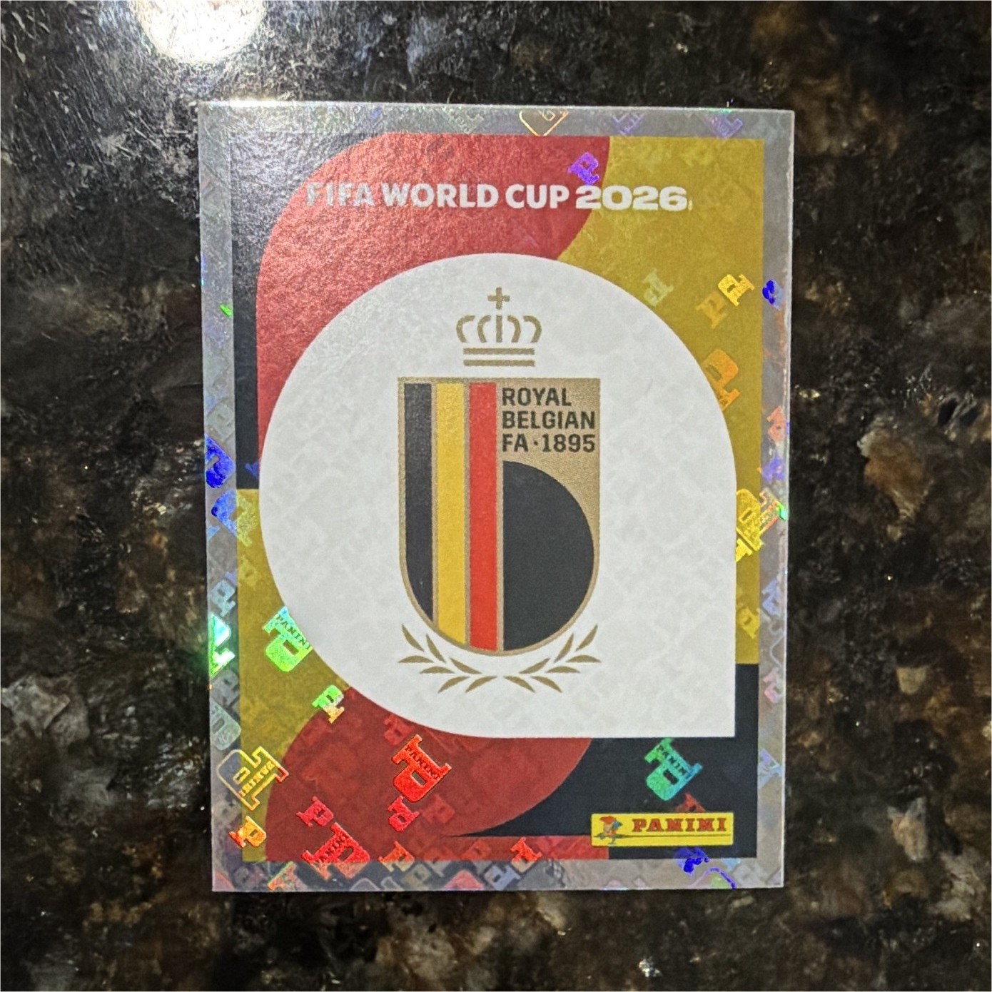 Panini FIFA World Cup 2026 Royal Belgian FA BEL 1 Belgium Sticker Card