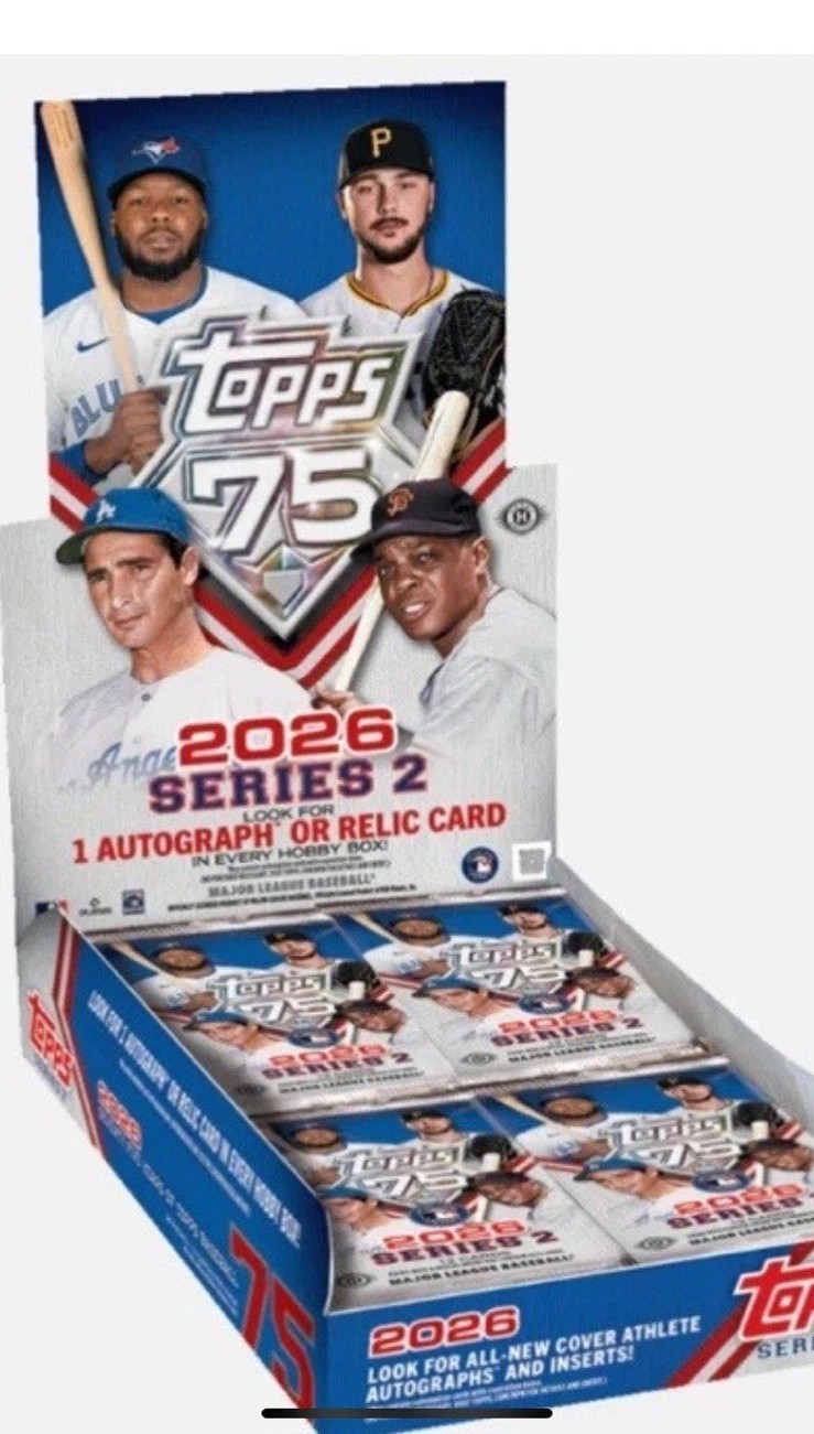 2026 Topps Series 2 Baseball Hobby Box In Hand