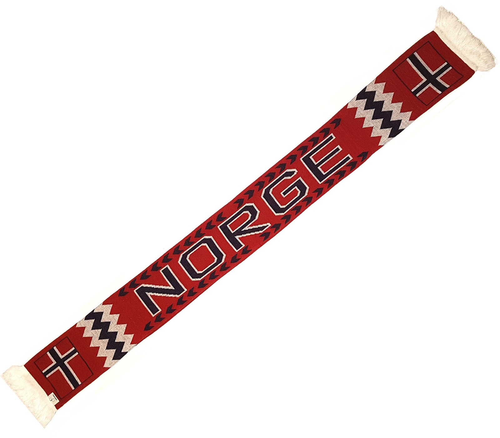 Norge Norway Soccer Knit Scarf