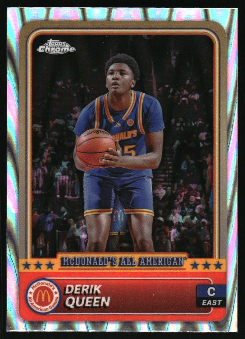 2024 Topps Chrome McDonald’s All-American #32 Derik Queen Refractor