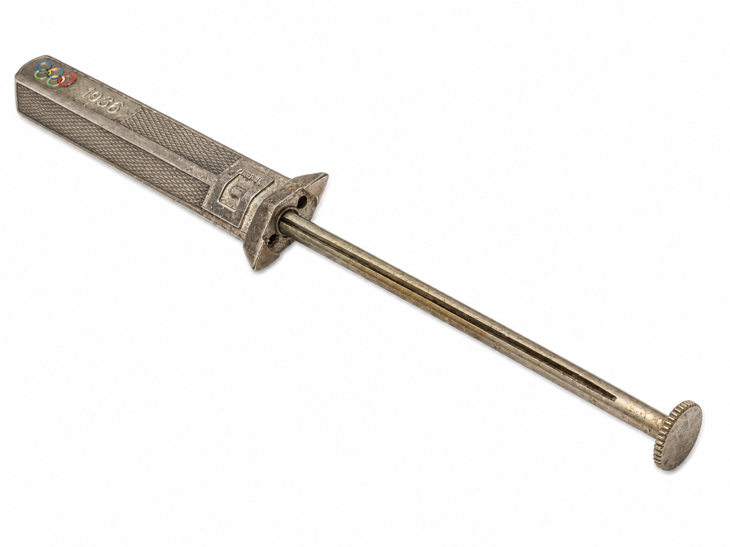 Original Berlin 1936 Olympic Games Art Deco Mechanical Silvered Pencil