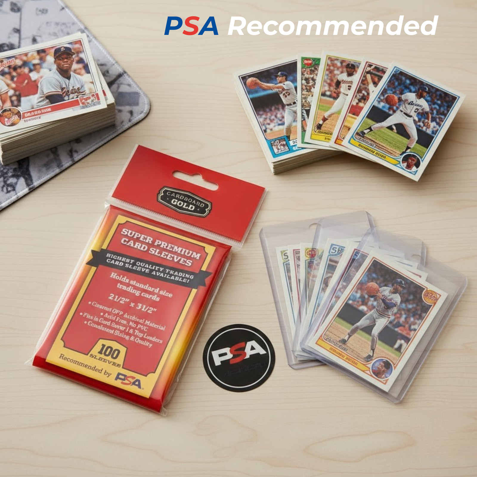 5000 – 50 Packs CBG Super Premium Sports Card Soft Sleeves Acid Free