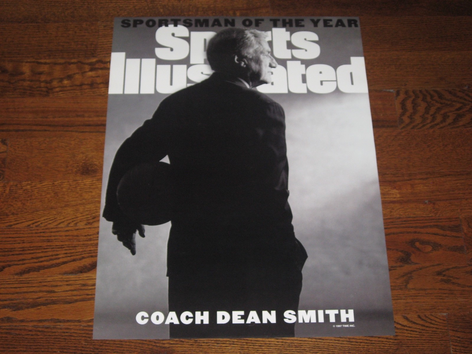 1997 Sports Illustrated Dean Smith Sportsman of the Year TIME INC. POSTER COVER