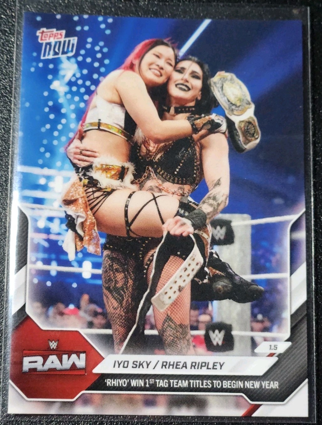 2026 Topps Now WWE #3 Rhea Ripley & Iyo Sky Raw