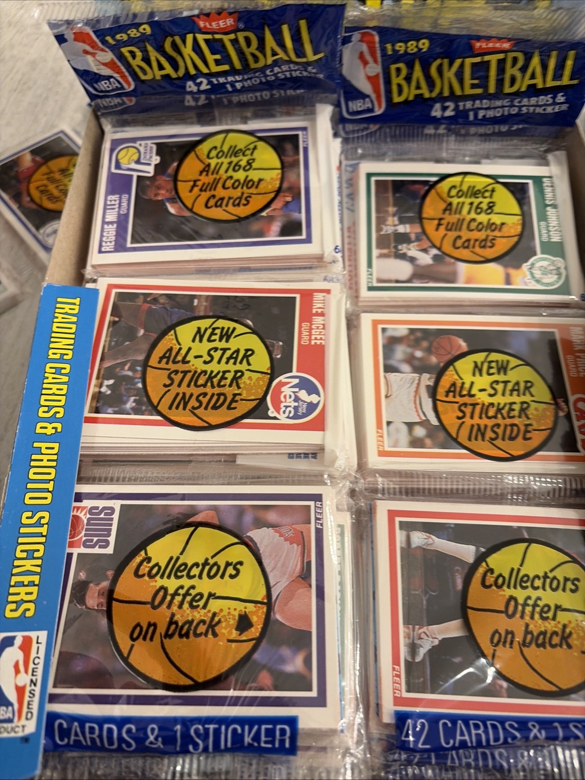 1989 Fleer Basketball Rack Packs Brand New Factory Sealed! Hunt for Jordan!