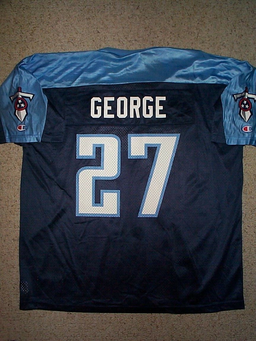 *IRREGULAR* Tennessee Titans EDDIE GEORGE nfl VINTAGE Jersey MENS/MEN’S (xl)