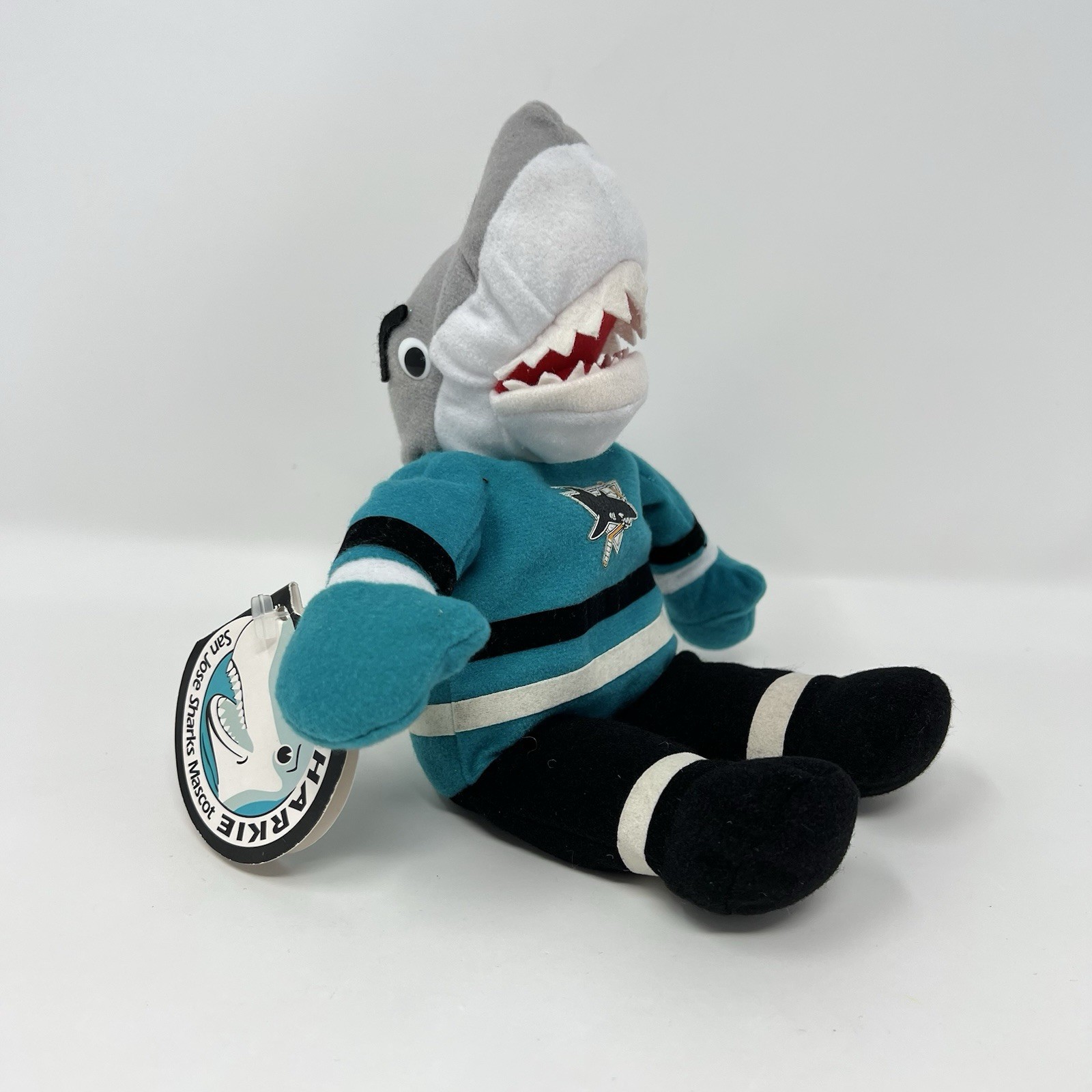 San Jose Sharks 1993 Hockey Team S.J. Sharkie Mascot 9″ Plush w/tag