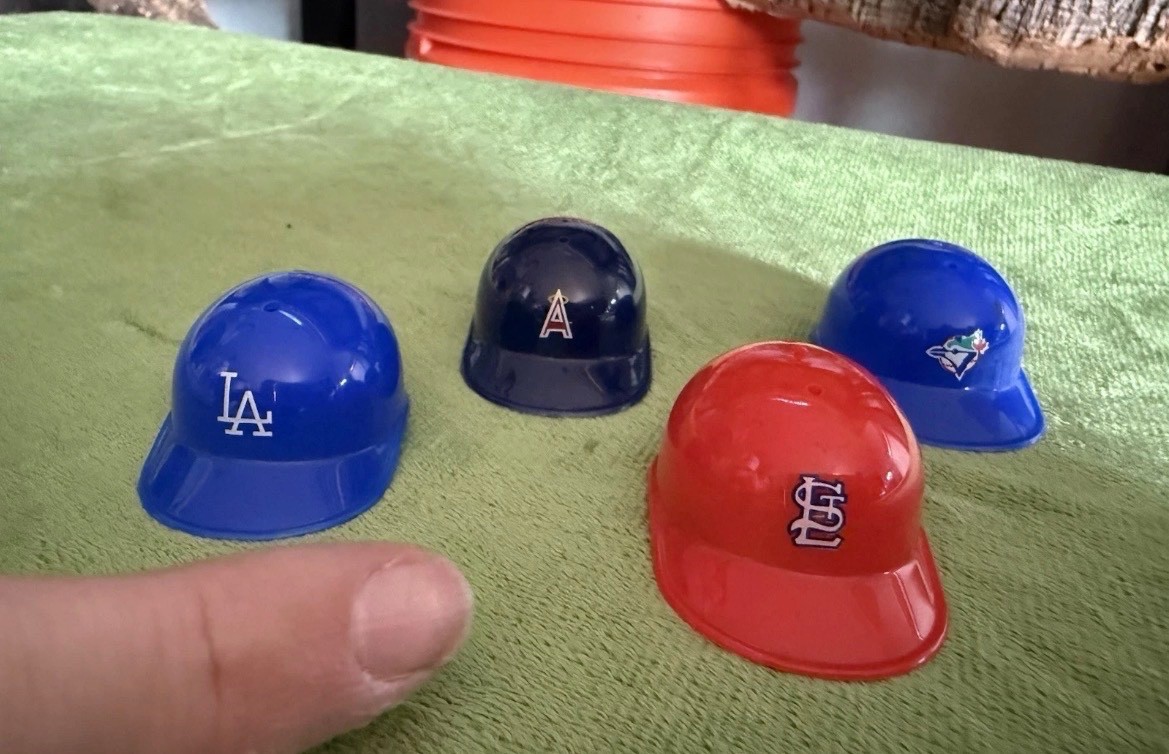 Mini MLB Helmets Lot Of 4