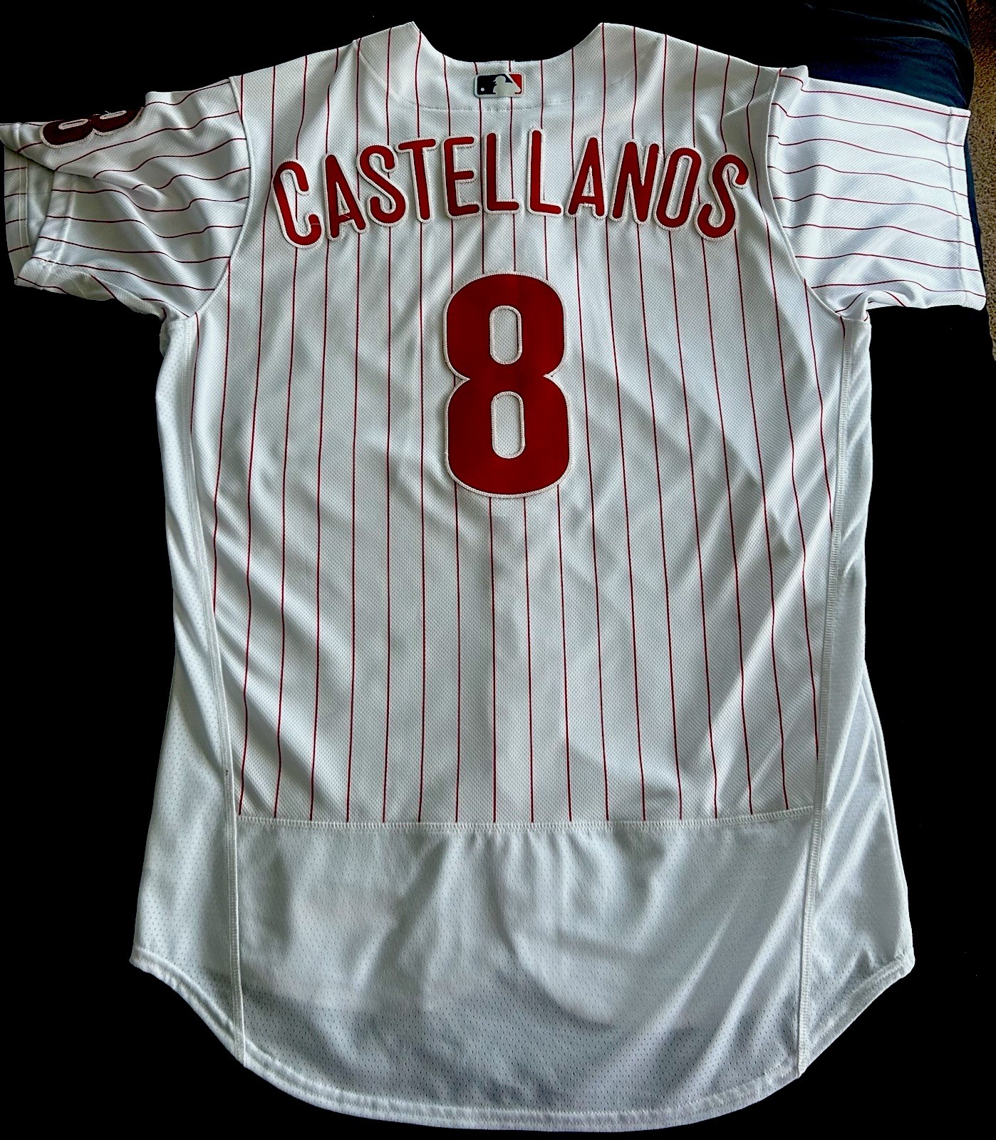 Phillies Nick Castellanos Game Used Worn 1st Game With Phillies Jersey