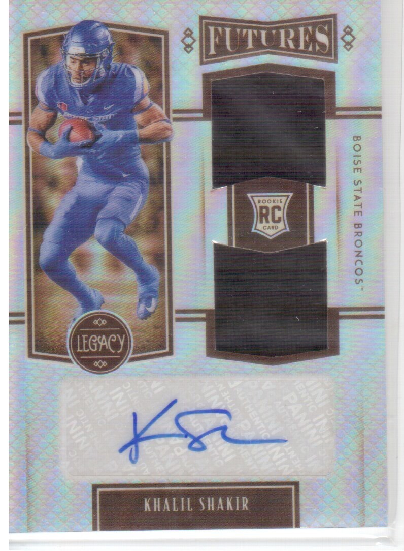 2022 Panini Futures KHALIL SHAKIR RC Auto Relic #FD-KS /249 Grade-worthy! Bills