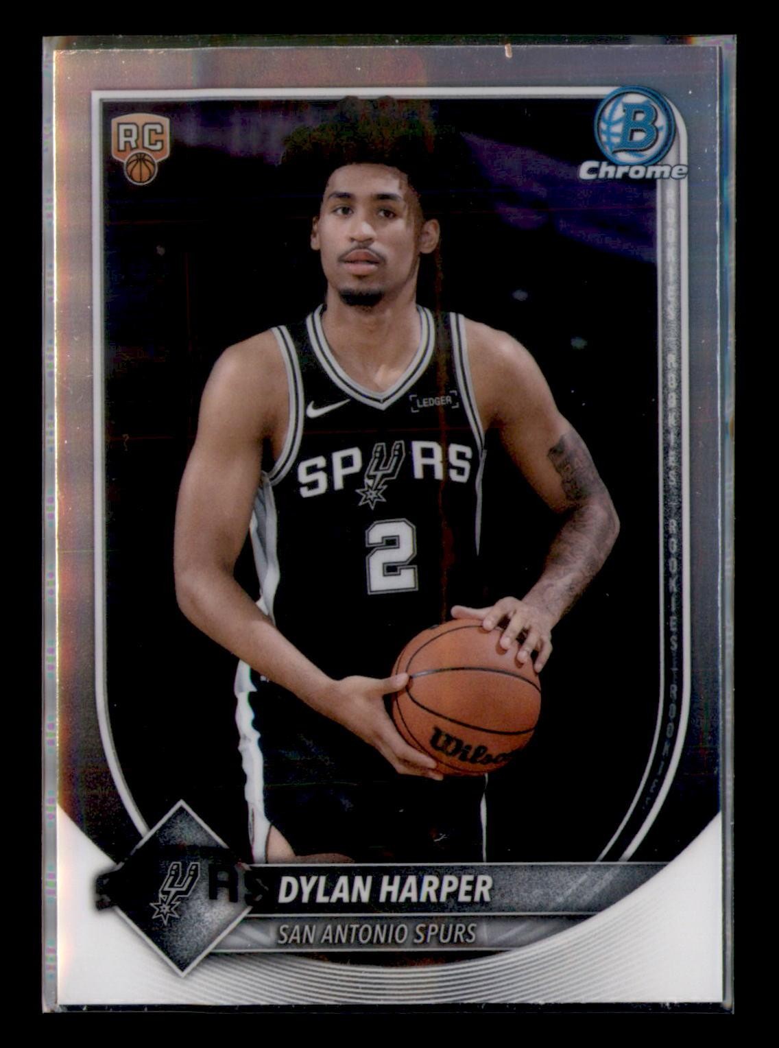 2025-26 Bowman Chrome #BCV-2 Dylan Harper Rookie The BallCap Exec