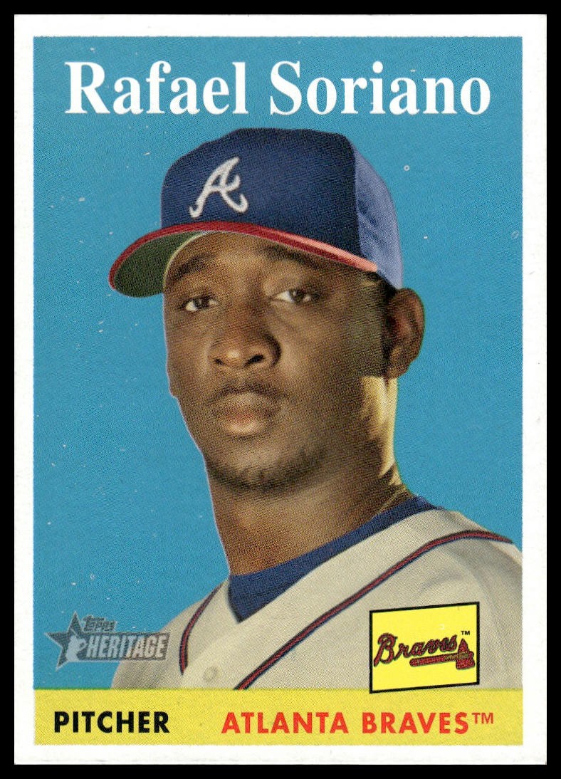 2007 Topps Heritage #204 Rafael Soriano SP Atlanta Braves NM+