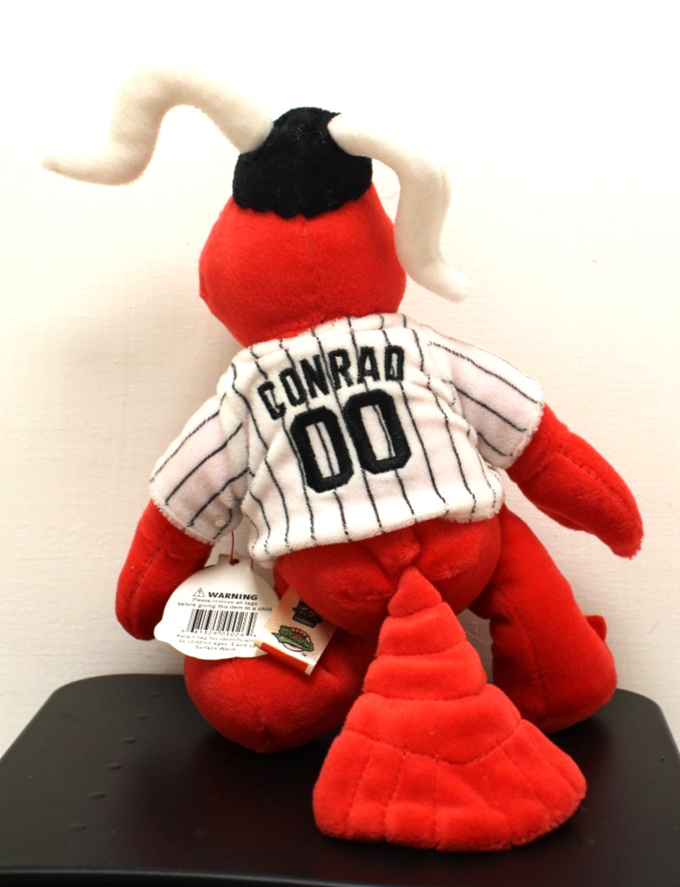North Carolina Hickory Crawdads Mascot Conrad 10” MiLB MLB Texas Rangers