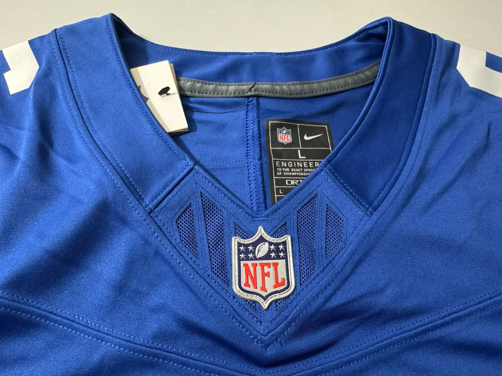 Men’s New York Giants Jaxson Dart Nike Royal Team Game Jersey – L