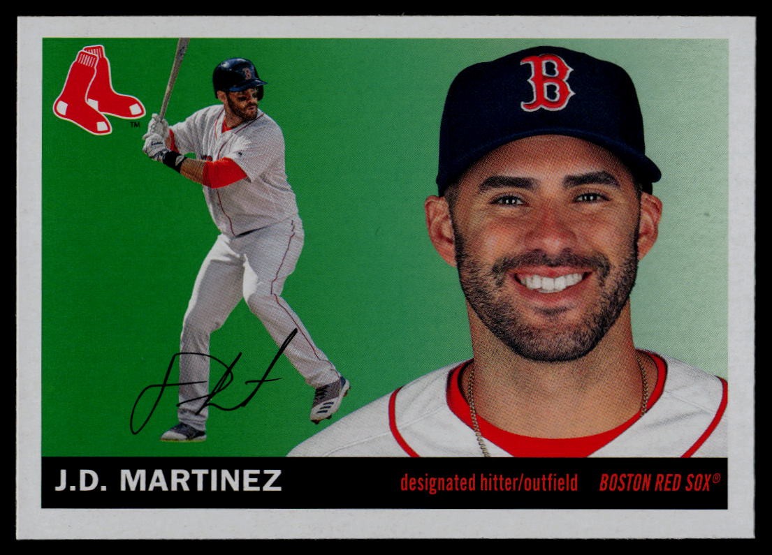 2020 Topps Archives #48 J.D. Martinez Boston Red Sox