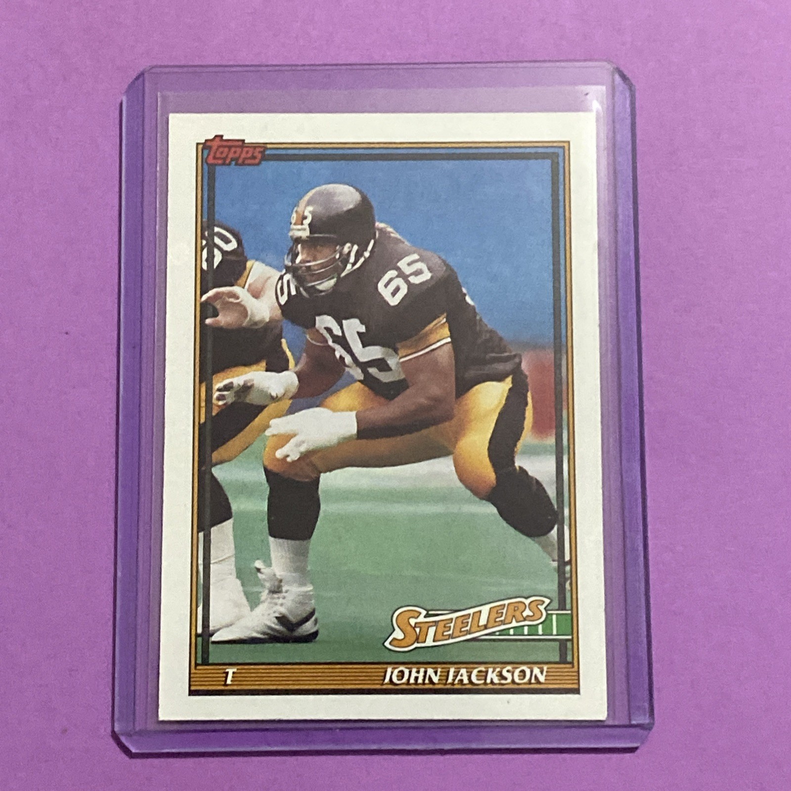 1991 Topps – John Jackson #298 Pittsburgh Steelers