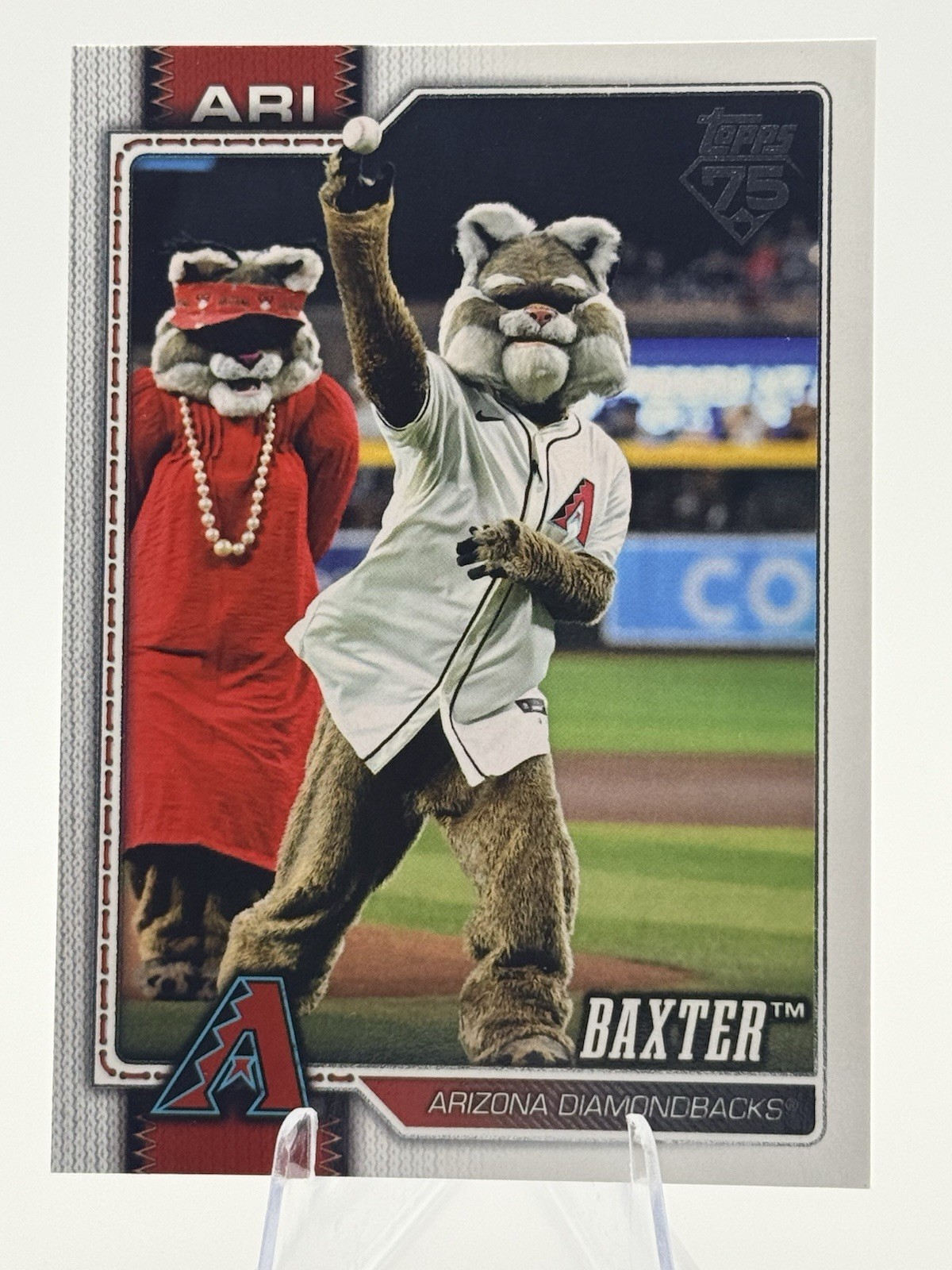 2026 Topps Series 1 – Baxter – Celebrations #M-1 – DIAMONDBACKS Mascot