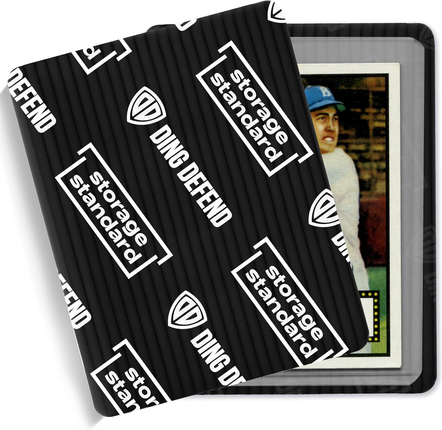 Ding Defend 110-Pack Trading Card Protector Shipping – 3.5 X 4.5 Inch Black