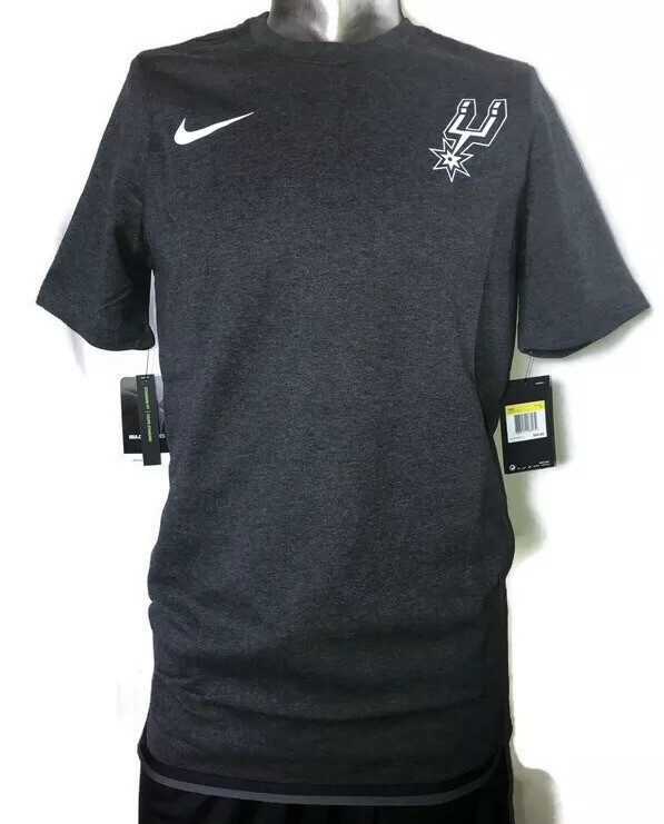 NEW NBA San Antonio Spurs Nike Dark Gray DNA ESSENTIAL UNIFORM Men Shirt New