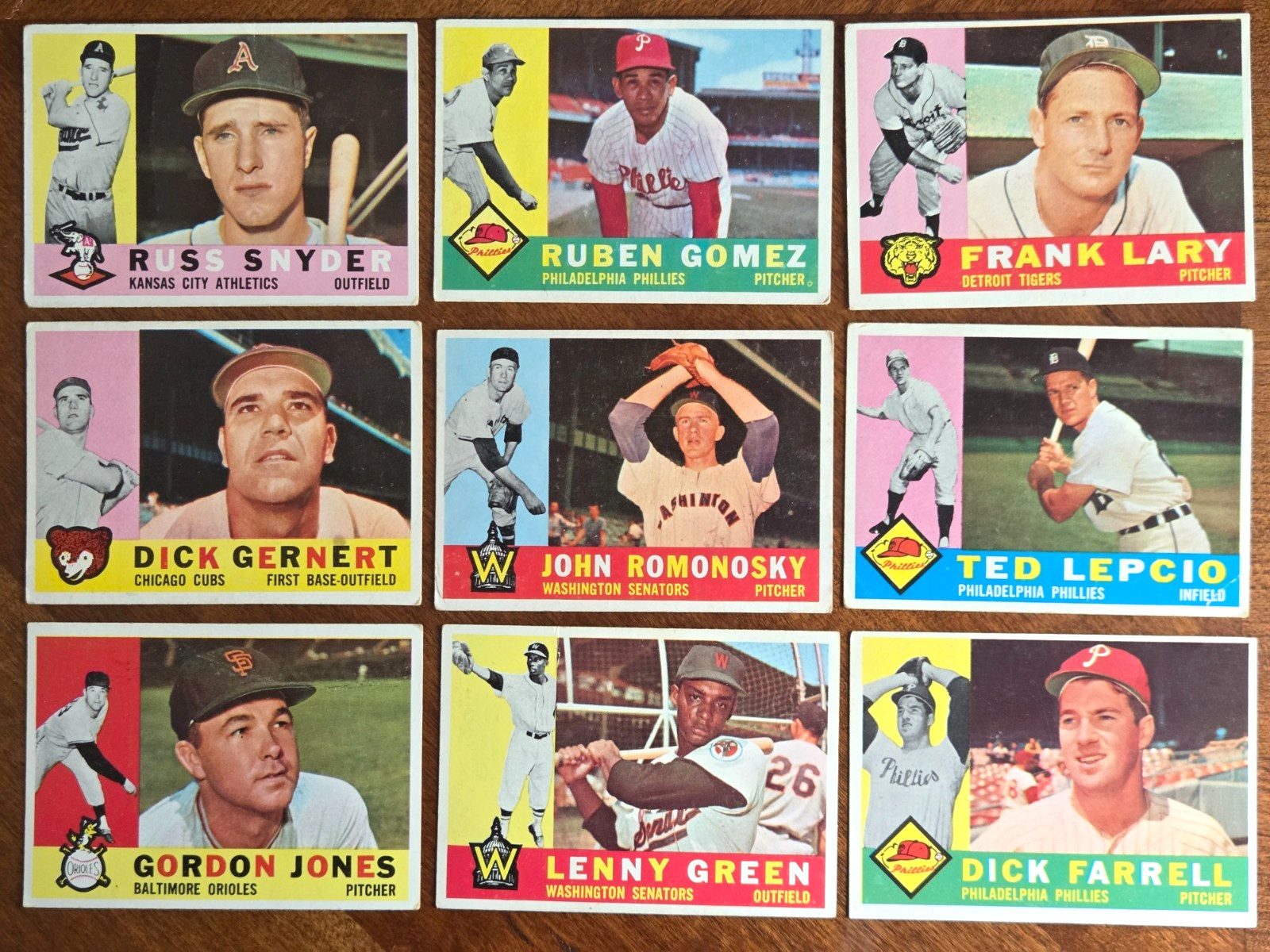 1960 Topps Baseball Starter Set – 210 different cards avg. G-VG, 1 high number