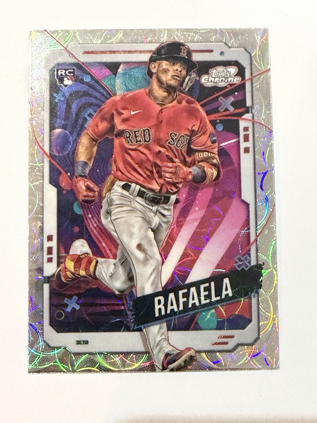2024 Topps Cosmic Chrome – Ceddanne Rafaela #43 Nucleus Refractor (RC)