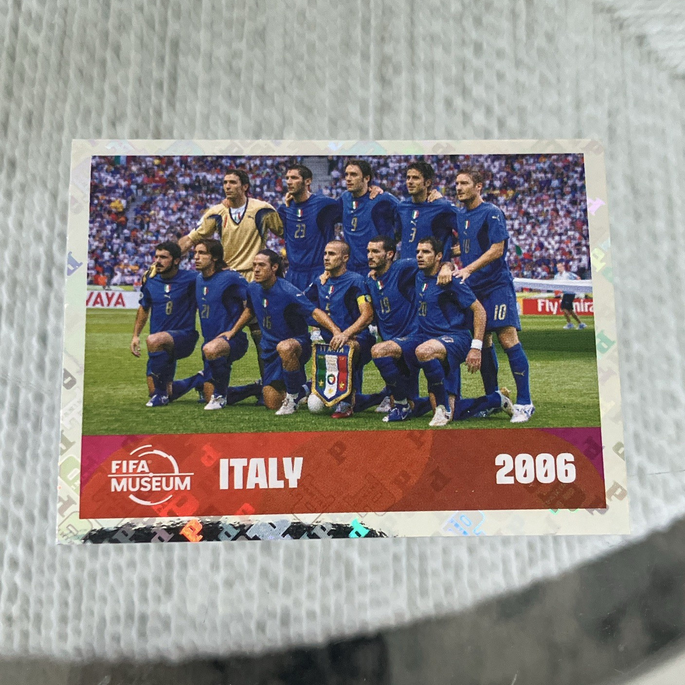 Panini FIFA World Cup 2026 Soccer Sports Sticker FWC 17 Italy 2006 Team Picture