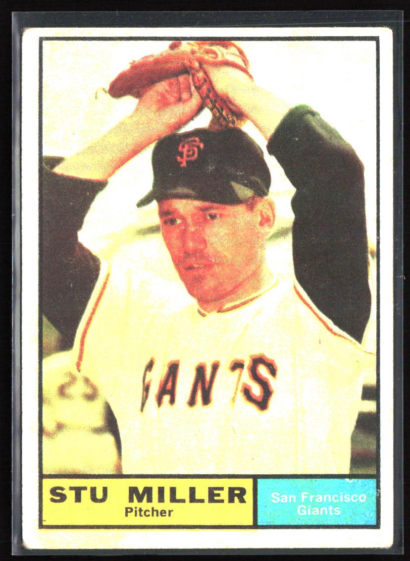 1961 Topps #72 Stu Miller EX