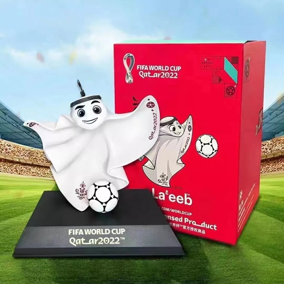 Official authenti Qatar 2022World Cup la’eeb Cute Mascot Doll Football Souvenirs