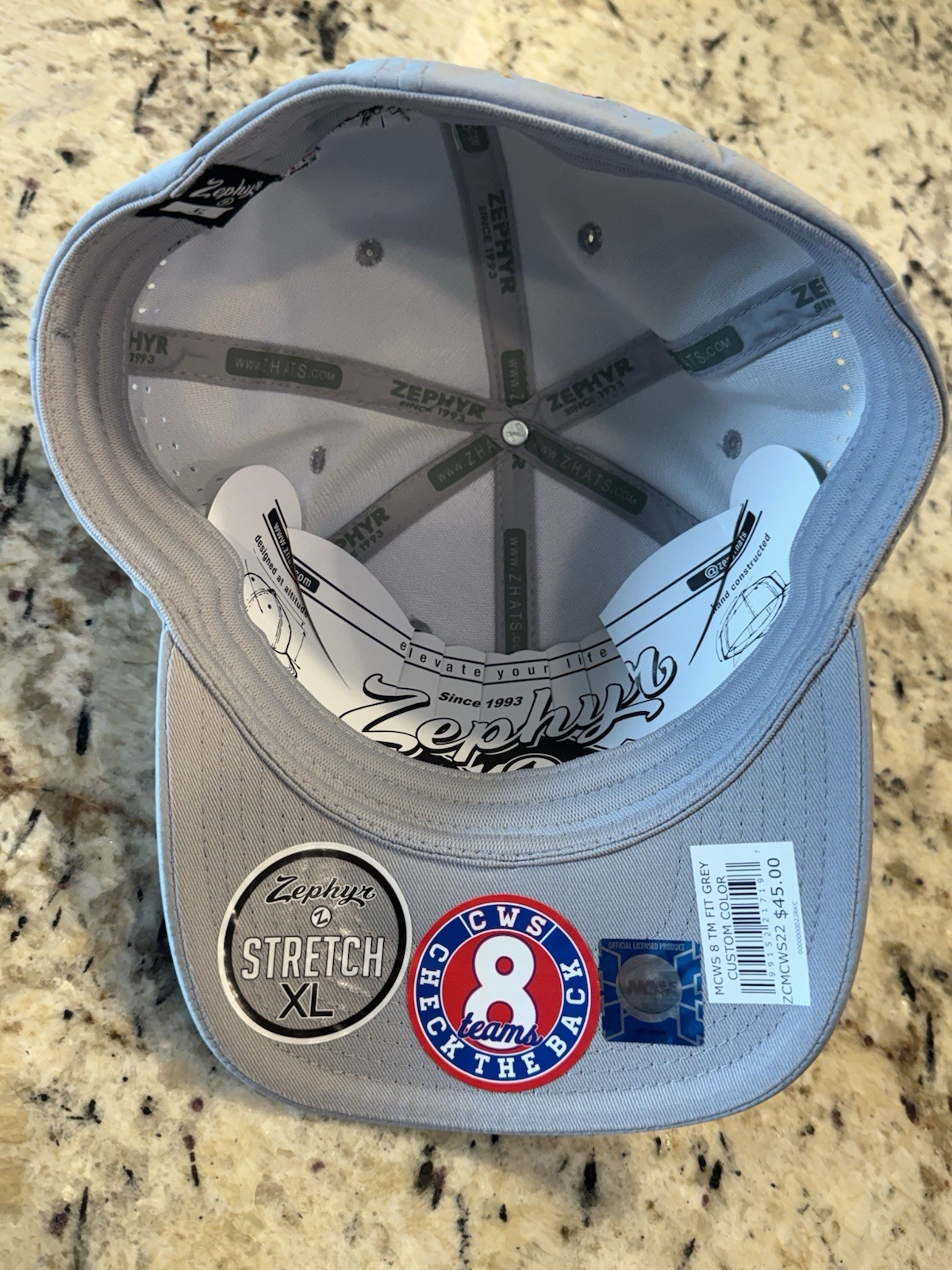 NCAA Men’s College World Series Hat 2025 $45 MSRP Omaha Size XL NEW