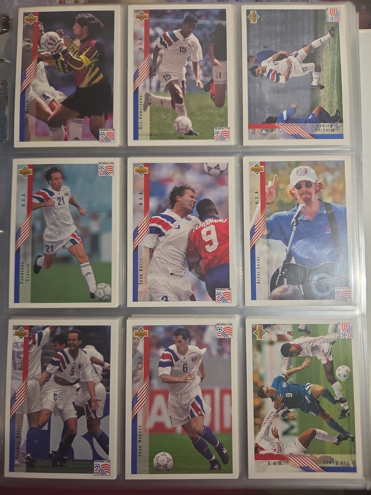 1994 Upper Deck World Cup USA Complete Set Cards #1-330 Mia Hamm Rookie Card!