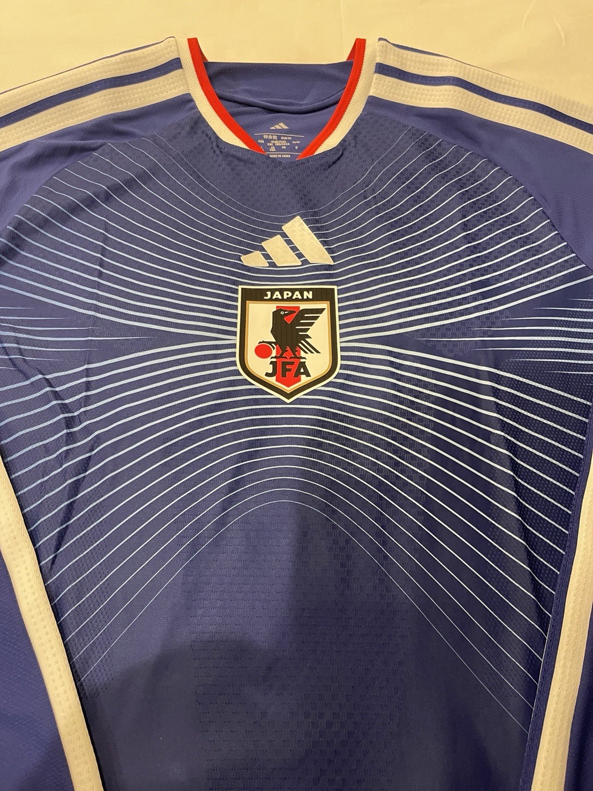 adidas Japan 2026 Home Long Sleeve Authentic Jersey Size XL