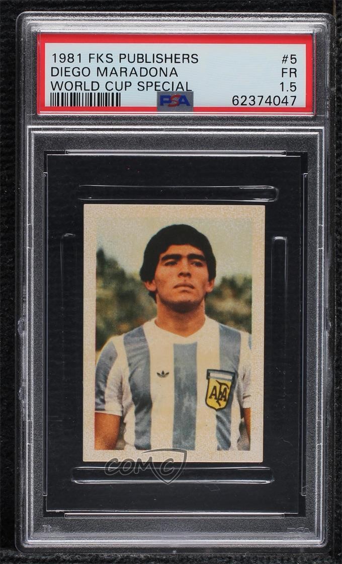 1981 FKS Publishers World Cup Special 1982 Diego Maradona #5 0o5i