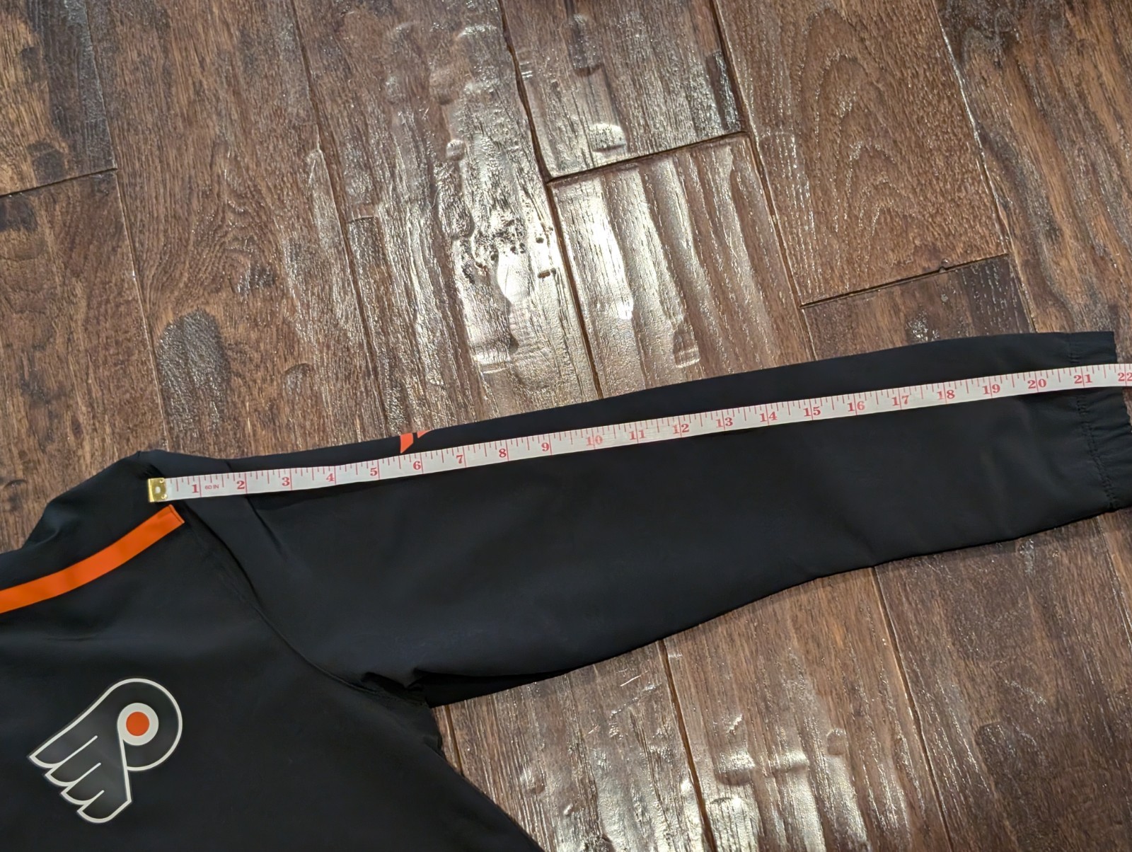 Philadelphia Flyers Fanatics Authentic Pro Full Zip hooded Jacket Size Small