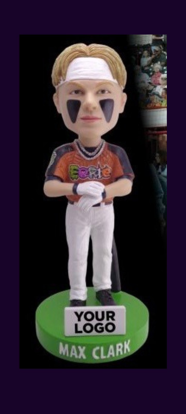Erie Seawolves SGA MAX CLARK Bobblehead NIB DETROIT TIGERS 1/1500 PRE-SALE 8/1