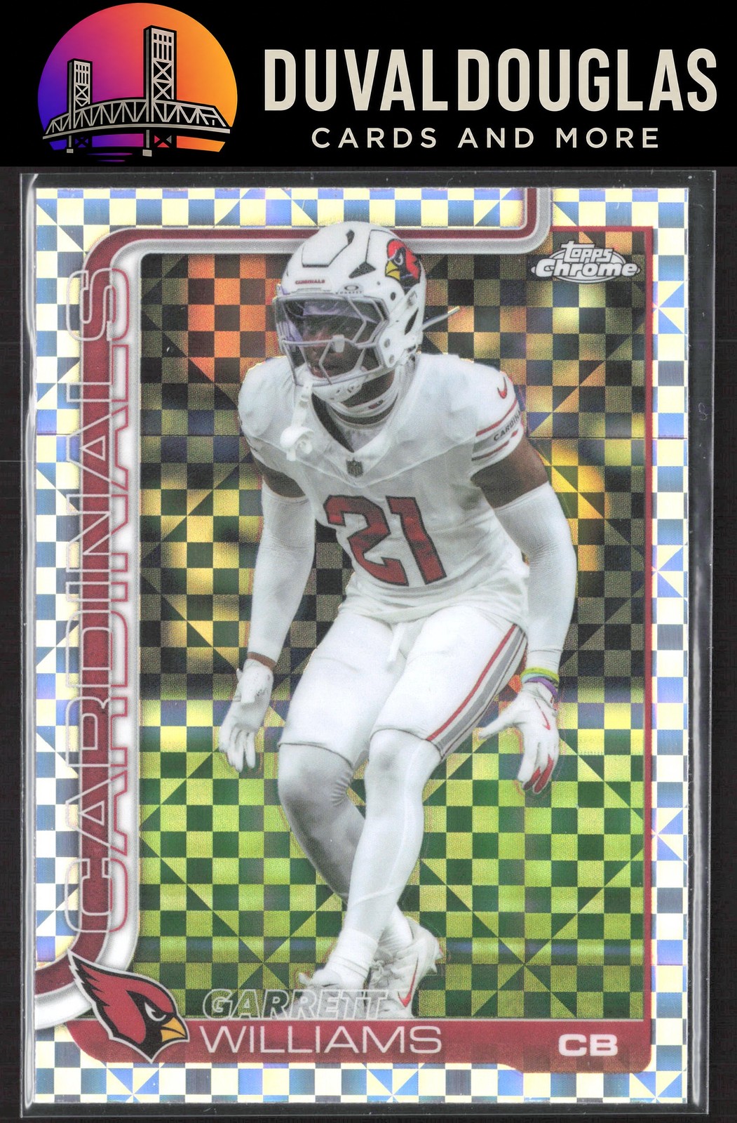 2025 Topps Chrome #6 Garrett Williams X-Fractor
