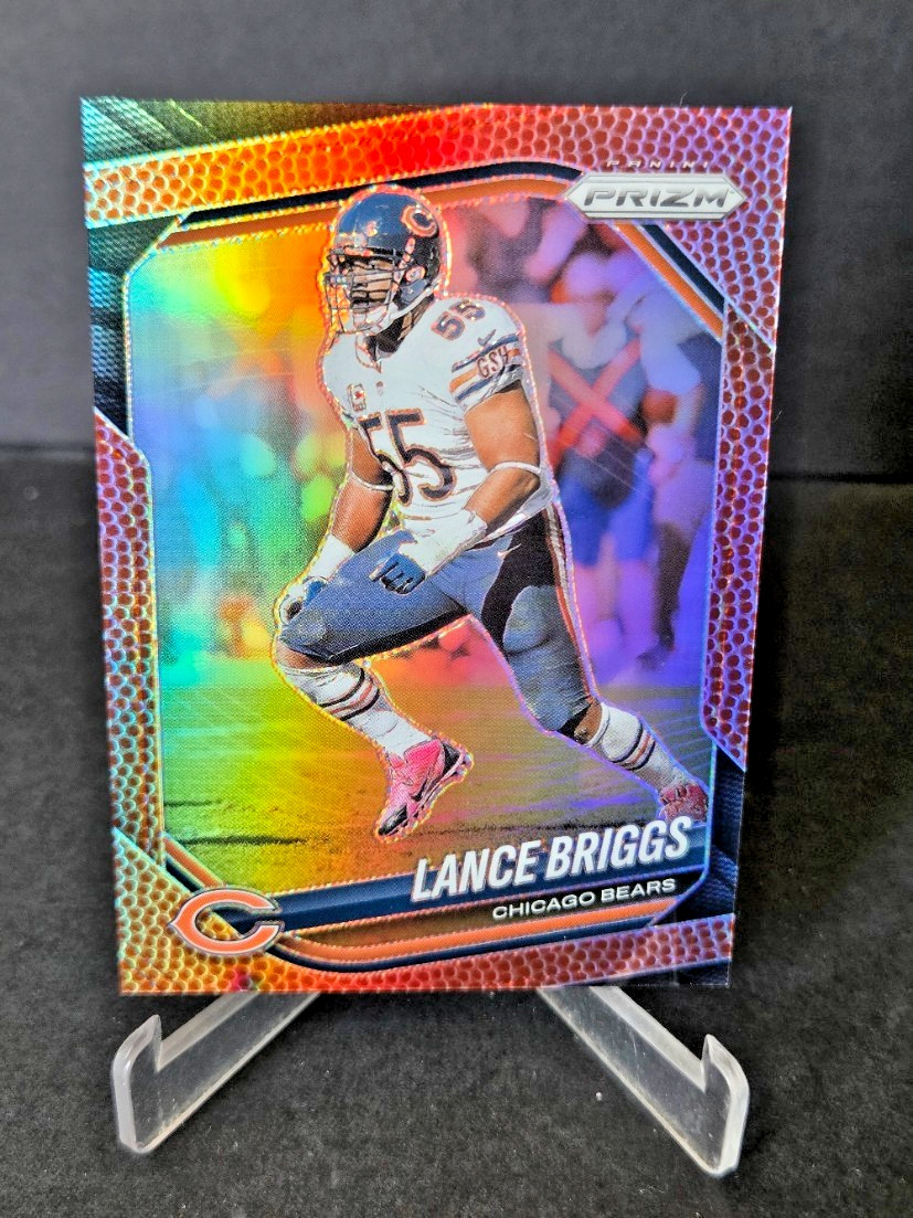 2025 Panini Prizm Lance Briggs Pigskin Prizm 020/180 #257 Chicago Bears