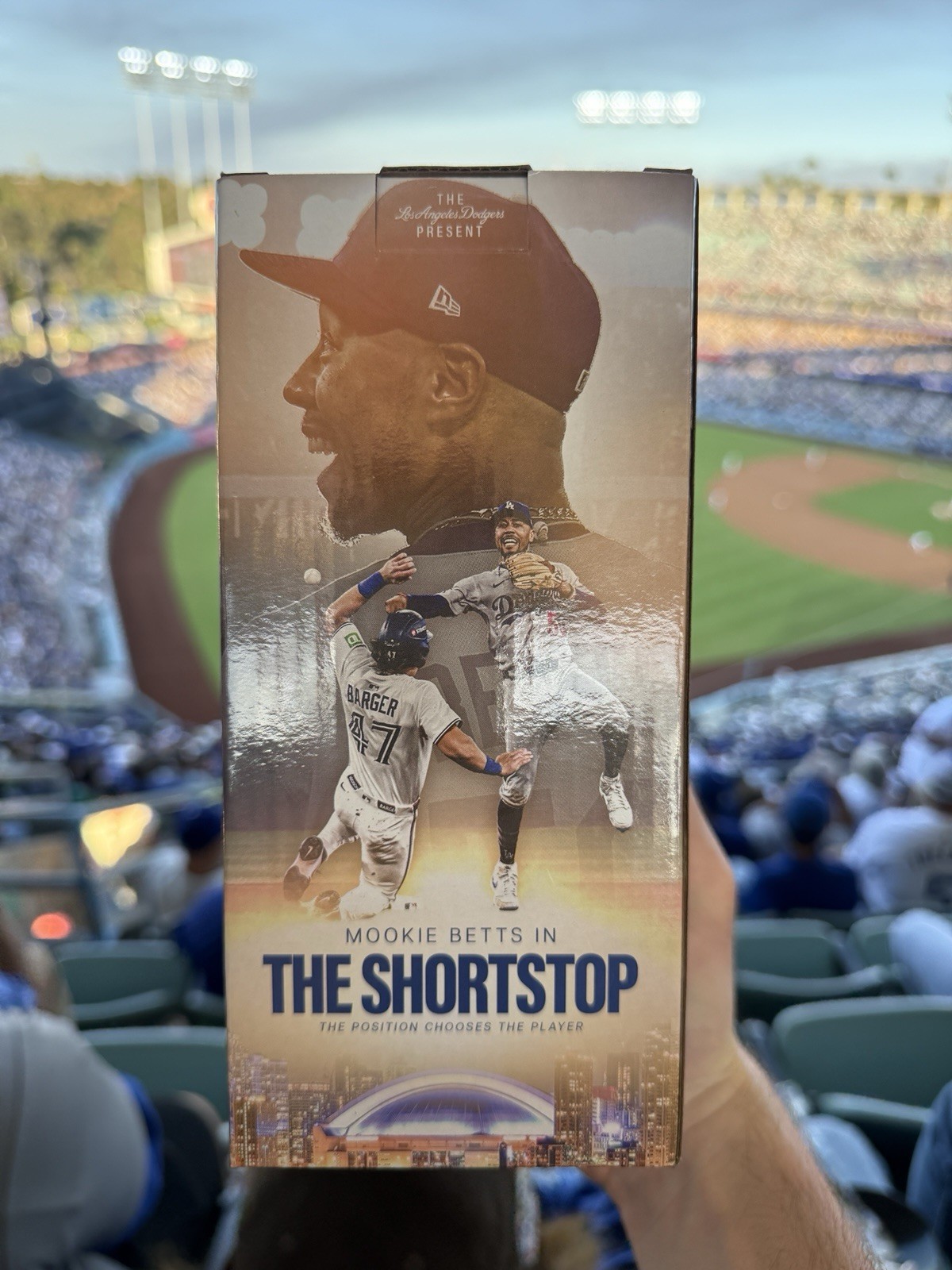 Mookie Betts Game 7 Double Play Dodgers Bobblehead 6/19/26 SGA *Damaged Box*