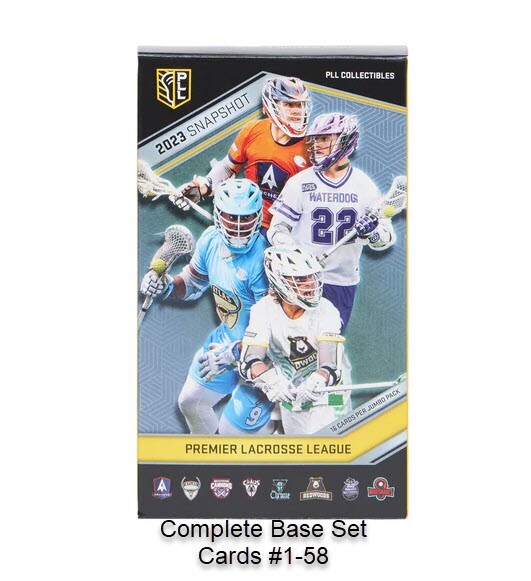 2023 Premier Lacrosse League PLL Snapshot Complete (58) Card Base Set #1-58