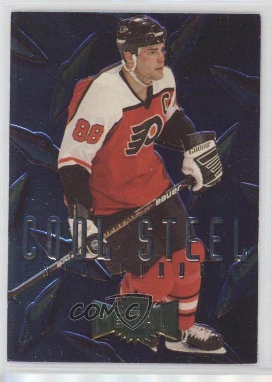 1996-97 Fleer Metal Universe Cool Steel Eric Lindros #7 HOF 1pc9