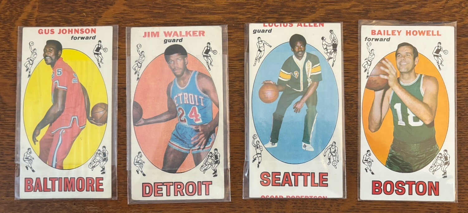 1969 Topps Basketball U Pick singles VG to EX clean
