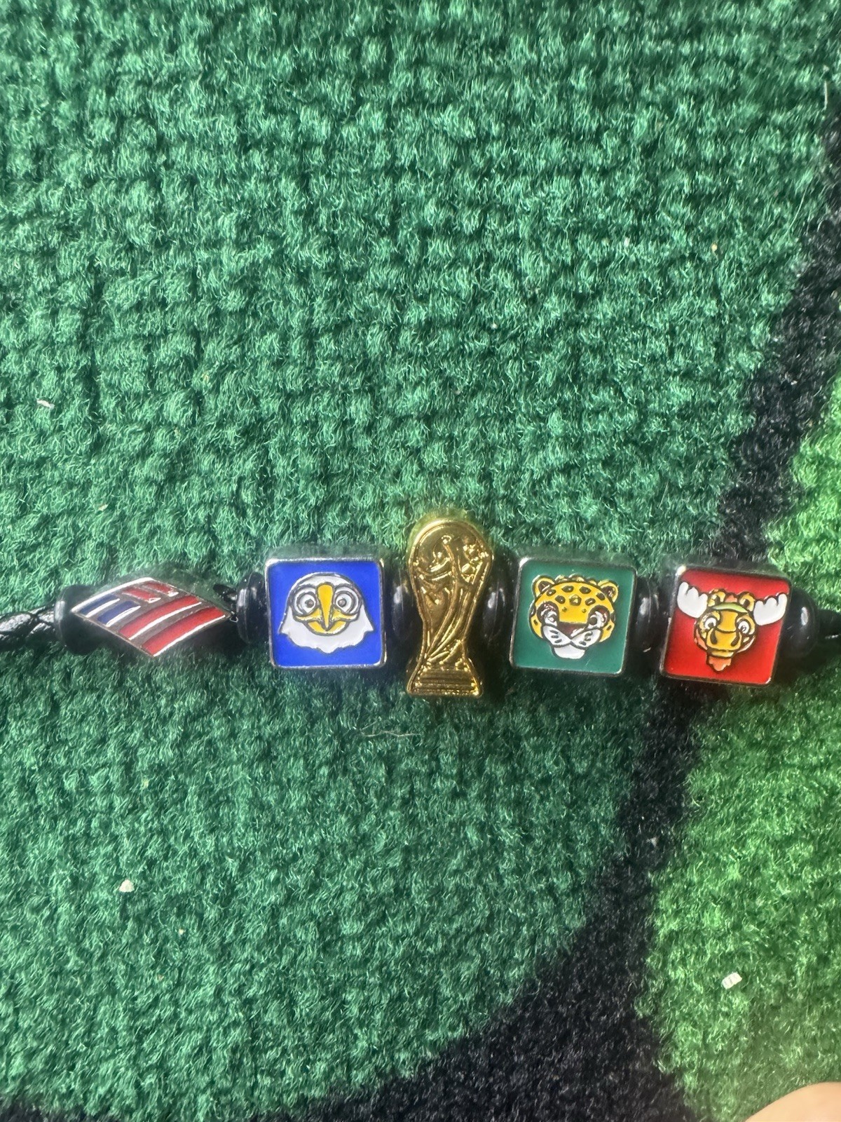 FIFA 2026 World Cup Fan Fest North Americas Mascot’s Charm Bracelet-Multicolor