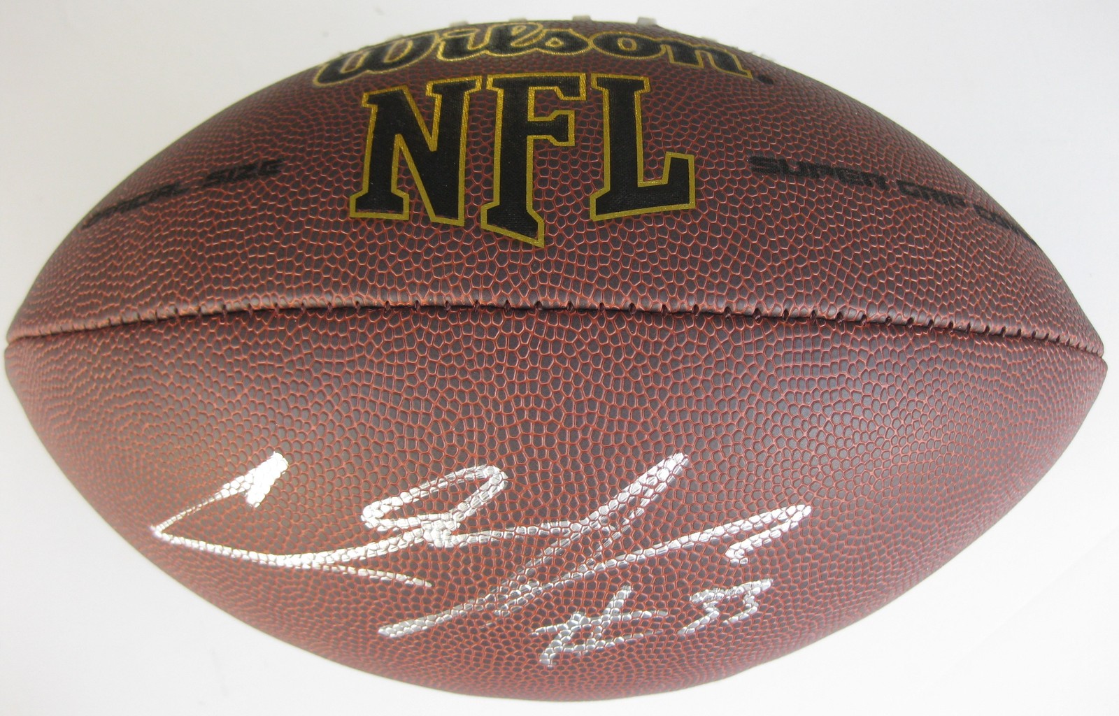 CHRIS IVORY,JAGUARS,JETS,SAINTS,SIGNED,AUTOGRAPHED,NFL FOOTBALL,COA,WITH PROOF