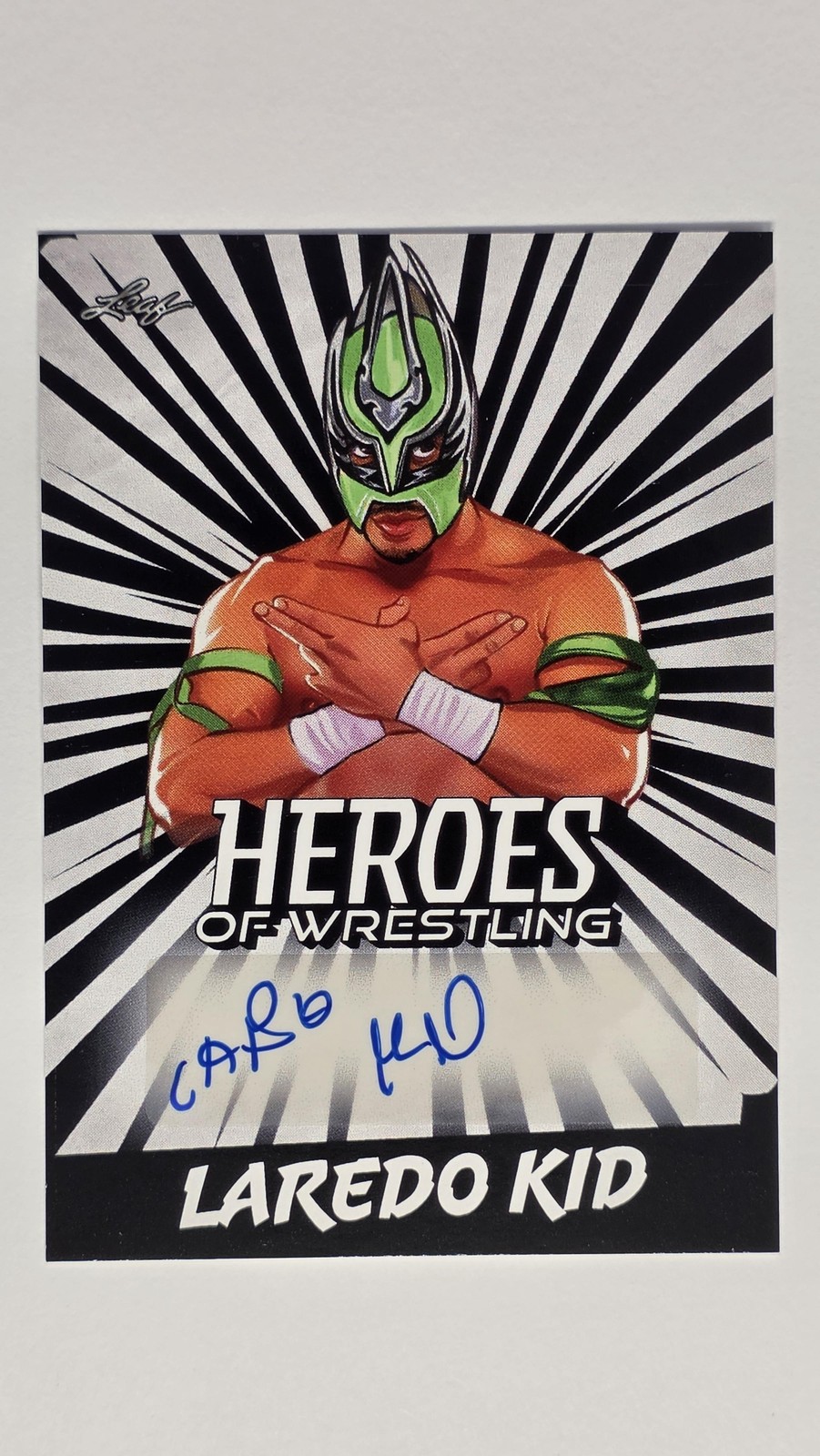 2023 Leaf Heroes of Wrestling #BA-LK1 Laredo Kid Autographs