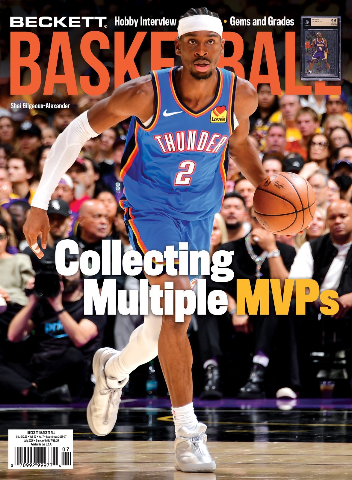 New JULY 2026 Beckett BASKETBALL CARD PRICE GUIDE Magazine with SG ALEXANDER