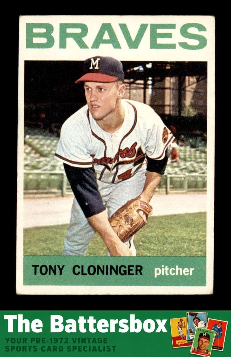1964 Topps #575 Tony Cloninger VG/VGEX X3766891