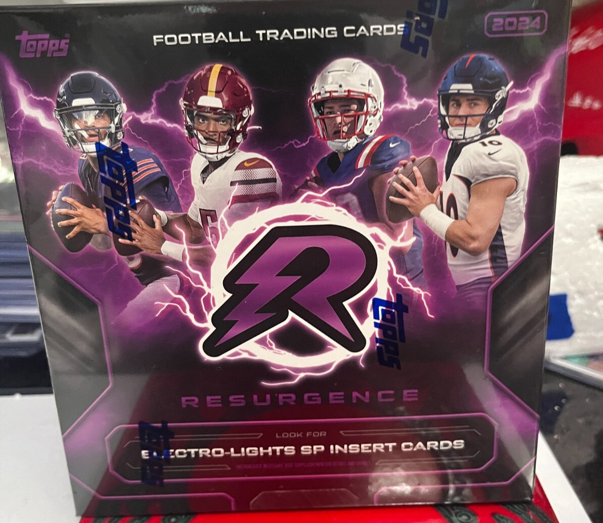 2024 TOPPS RESURGENCE MEGA BOX (48 Cards) Football Brand NIB 4 Parallels in hand