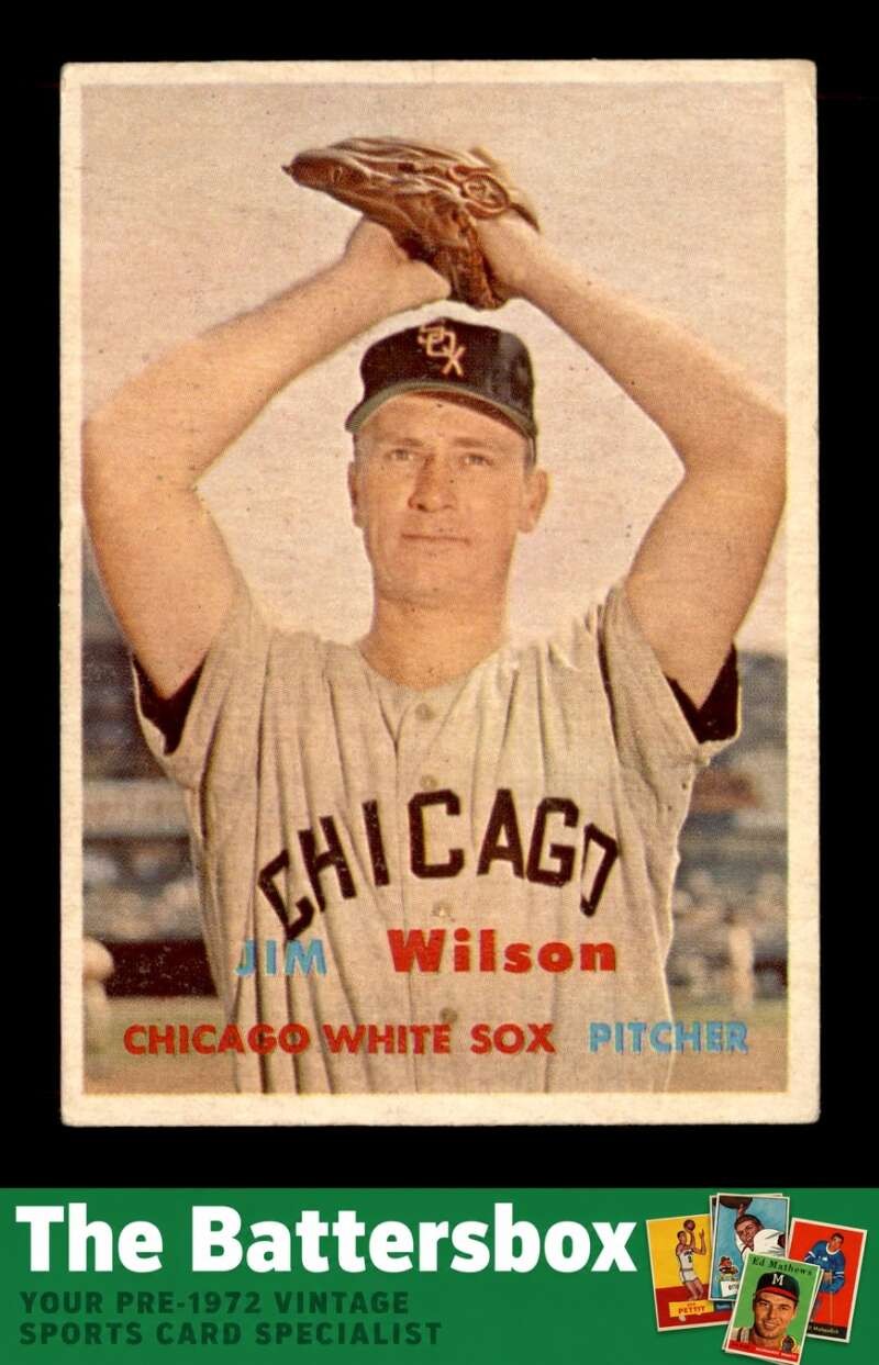 1957 Topps #330 Jim Wilson VG/VGEX X3760180
